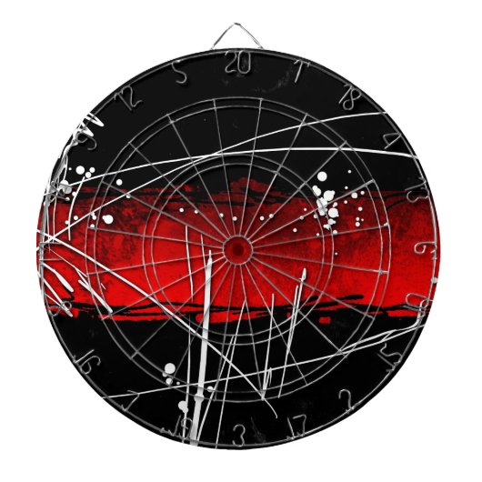 Cible De Fléchettes Style abstrait 16 (Devant)