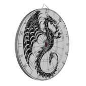 Cible De Fléchettes Style de tatouage en forme de dragon noir (Devant gauche)