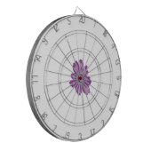 Cible De Fléchettes Style Fille, Aubergine Légère, Cèdre Blanchi (Devant gauche)