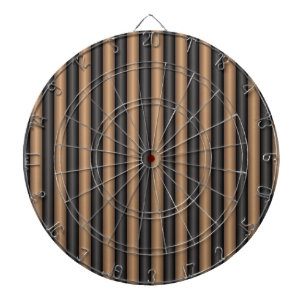 Cible De Fléchettes Style moderne Grillades Brown grillées avec profon