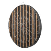Cible De Fléchettes Style moderne Grillades Brown grillées avec profon (Devant droit)