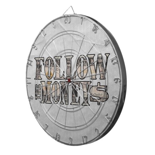 Cible De Fléchettes Suivez l'argent ~ Facture (Devant droit)