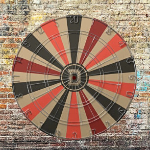 Cible De Fléchettes Sunburst Retro personnalisé - Route 66