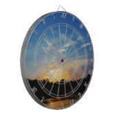 Cible De Fléchettes Sunset Mountain Lake (Devant gauche)