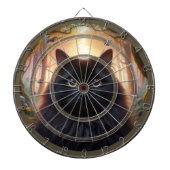 Cible De Fléchettes Super Chat Noir vous regarde Réglementation (Devant)