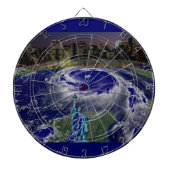 Cible De Fléchettes Super tempête Sandy 2012,Œil du tempête_ (Devant)