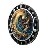 Cible De Fléchettes Surfer Beach Abstrait Energy Art (Devant droit)