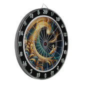 Cible De Fléchettes Surfer Beach Abstrait Energy Art (Devant gauche)