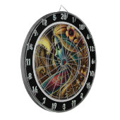 Cible De Fléchettes Surfer Golden Sunset Art (Devant gauche)