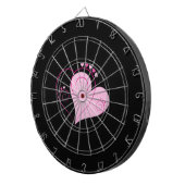 Cible De Fléchettes Sweet Cute Happy Valentine Love Hearts (Devant droit)