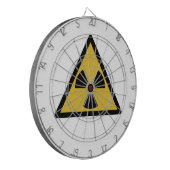 Cible De Fléchettes Symbole d'avertissement de rayonnement (danger rad (Devant gauche)