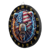 Cible De Fléchettes Symbole de force et de liberté d'ours (Devant droit)