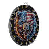 Cible De Fléchettes Symbole de force et de liberté d'ours (Devant gauche)