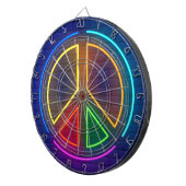 Cible De Fléchettes Symbole de la paix (Devant droit)