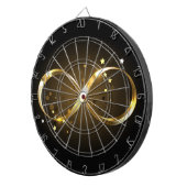 Cible De Fléchettes Symbole d'infini doré (Devant droit)