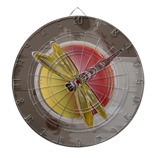 Cible De Fléchettes Symbole libellule (Devant)