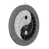 Cible De Fléchettes SYMBOLE YIN ET Yang (Taijitu taoïste chinois) (Devant gauche)