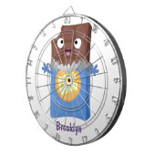 Cible De Fléchettes Sympa chocolat chocolat bonbon bar personnage de d (Devant droit)