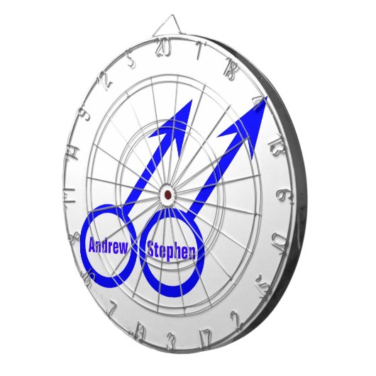 Cible De Fléchettes Table noire personnalisable pour les amateurs de g (Devant droit)