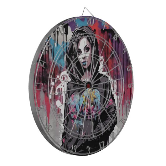 Cible De Fléchettes Tableau (Devant gauche)