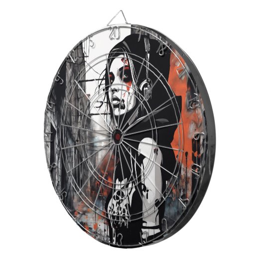 Cible De Fléchettes Tableau (Devant droit)