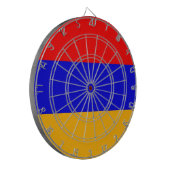 Cible De Fléchettes Tableau avec Drapeau de l'Arménie (Devant gauche)