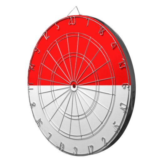 Cible De Fléchettes Tableau avec drapeau de l'Indonésie (Devant droit)