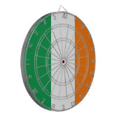 Cible De Fléchettes Tableau avec Drapeau d'Irlande (Devant gauche)