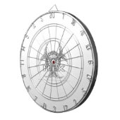 Cible De Fléchettes Tableau blanc HEX (Devant droit)