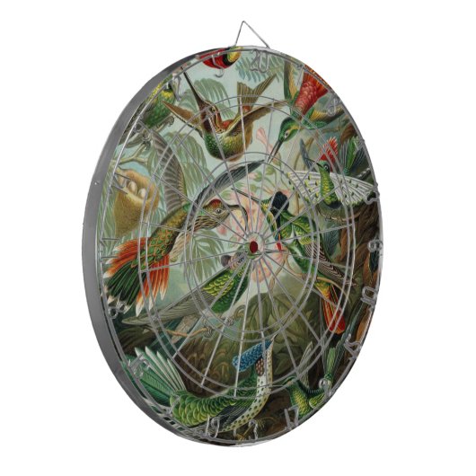 Cible De Fléchettes tableau classique de la faune des oiseaux colibris (Devant gauche)