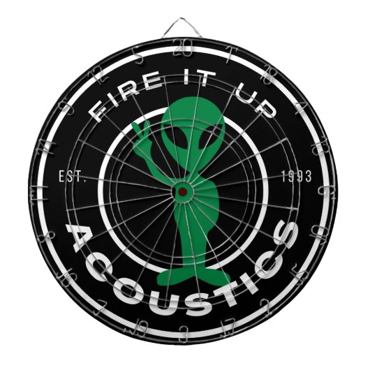 Cible De Fléchettes Tableau de bord - Acoustique Alien de paix (Devant)