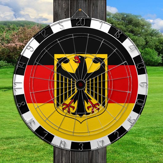 Cible De Fléchettes Tableau de bord Allemagne, tableau de jeu, drapeau