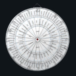 Cible De Fléchettes Tableau de bord avec arrière - plan de roue d'impr<br><div class="desc">Roue d'émotion B/W du tableau de bord</div>