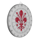 Cible De Fléchettes Tableau de bord avec Drapeau de Florence, Italie (Devant gauche)