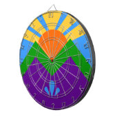 Cible De Fléchettes Tableau de bord avec drapeau de Manitou Springs, C (Devant droit)