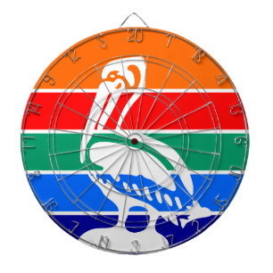 Cible De Fléchettes Tableau de bord avec Drapeau de Saint-Pétersbourg,