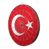 Cible De Fléchettes Tableau de bord avec Drapeau de Turquie (Devant droit)