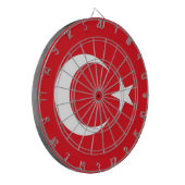 Cible De Fléchettes Tableau de bord avec Drapeau de Turquie (Devant gauche)