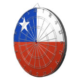 Cible De Fléchettes Tableau de bord avec drapeau du Chili (Devant droit)