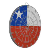 Cible De Fléchettes Tableau de bord avec drapeau du Chili (Devant gauche)