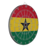 Cible De Fléchettes Tableau de bord avec drapeau du Ghana (Devant gauche)