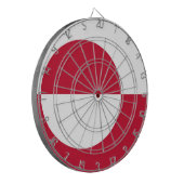 Cible De Fléchettes Tableau de bord avec drapeau du Groenland (Devant gauche)