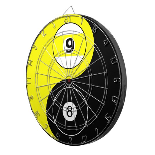 Cible De Fléchettes Tableau de bord Billiard Design (Devant droit)
