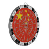 Cible De Fléchettes Tableau de bord chinois et drapeau chinois / plate (Devant gauche)