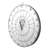 Cible De Fléchettes Tableau de bord de cage métallique à visage lettre (Devant droit)