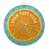 Cible De Fléchettes Tableau de bord de fruits orange (Devant)