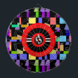Cible De Fléchettes Tableau de bord de la cage d'interlock Sneakit<br><div class="desc">Amusez-vous avec ce créateur Sneakit Target Dartboard de l'artiste Lollie Ortiz.</div>