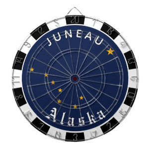 Cible De Fléchettes Tableau de bord de l'Alaska, fléchettes du drapeau
