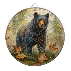 Cible De Fléchettes Tableau de bord de l'ours des bois