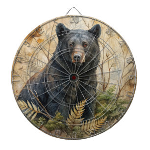 Cible De Fléchettes Tableau de bord de l'ours des bois